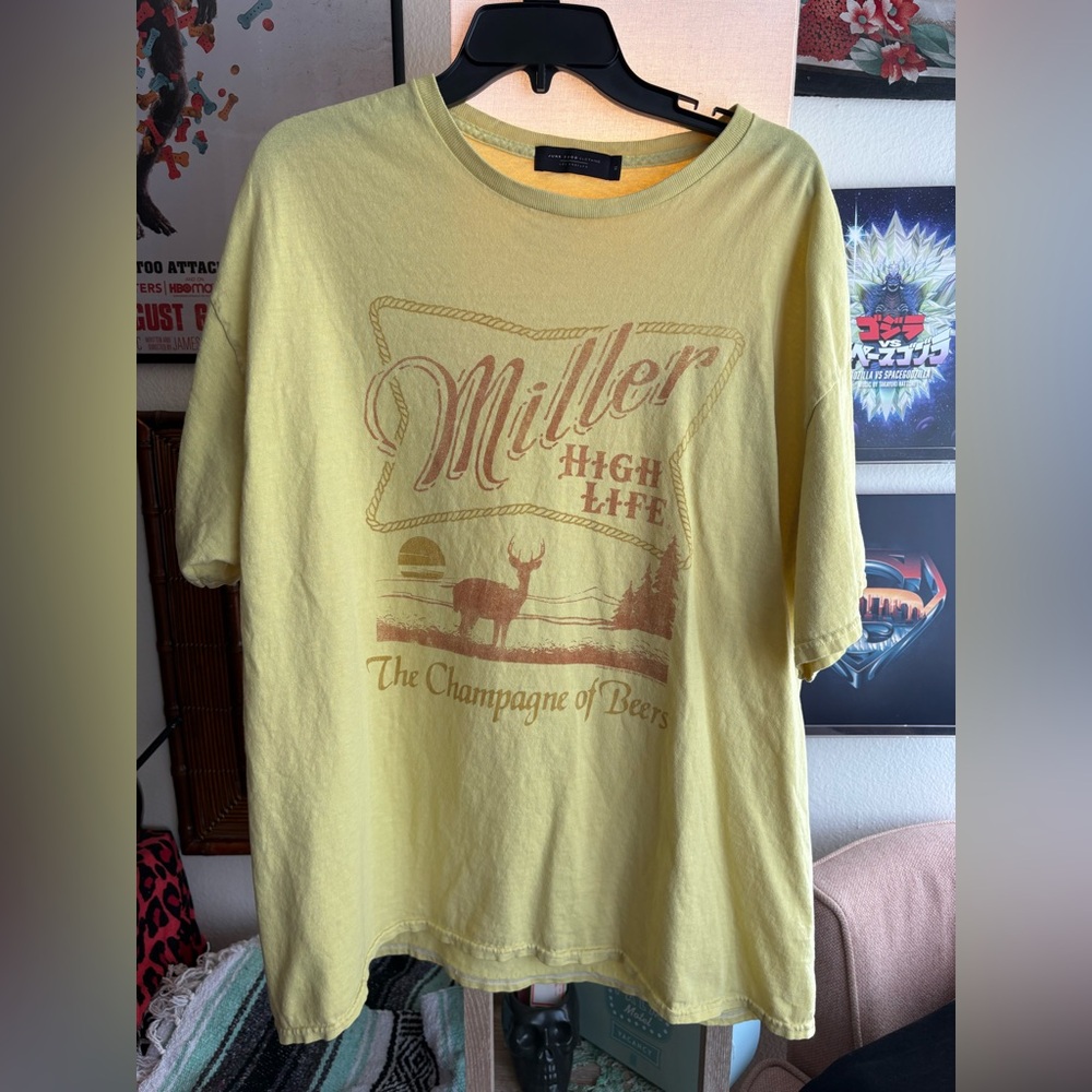 Junk Food Clothing Yellow Graphic Tee